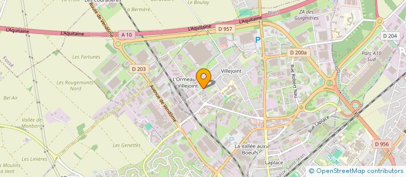 localisation de l'entreprise ETABLISSEMENTS BERTIN PEINTURE  BLOIS