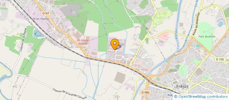 localisation de l'entreprise ETABLISSEMENTS BERTOLO PATRICK à FREJUS