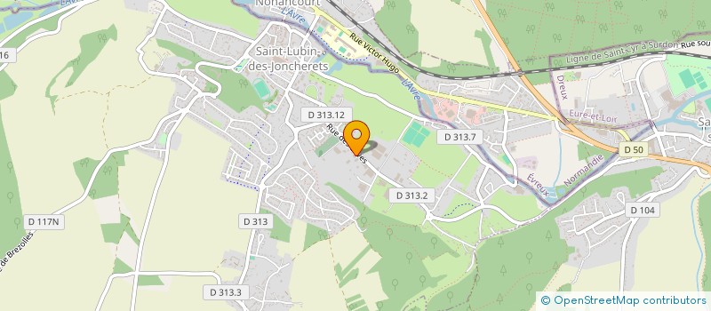 localisation de l'entreprise ETABLISSEMENTS BESNARD PERE ET FILS à SAINT-LUBIN-DES-JONCHERETS