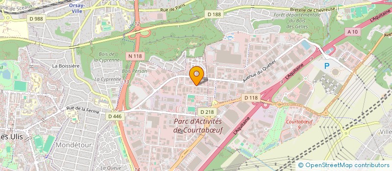 localisation de l'entreprise ETABLISSEMENTS BESOIN ET BARJON à LES ULIS