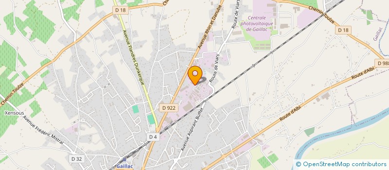 localisation de l'entreprise ETABLISSEMENTS BESSEDE ET DUPLEIX à GAILLAC