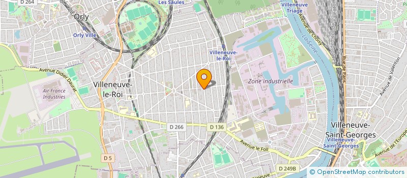 localisation de l'entreprise ETABLISSEMENTS BESSIERE à VILLENEUVE-LE-ROI