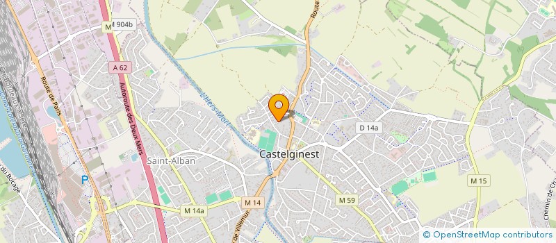 localisation de l'entreprise ETABLISSEMENTS BESSIERES à CASTELGINEST