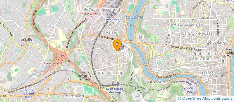 localisation de l'entreprise ETABLISSEMENTS BESSON  LYON