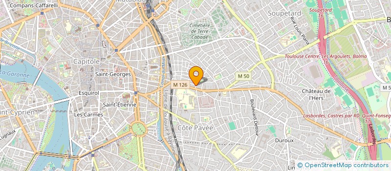 localisation de l'entreprise ETABLISSEMENTS BETAN à TOULOUSE