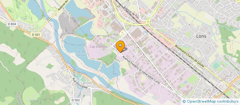 localisation de l'entreprise ETABLISSEMENTS BETBEDER à LONS