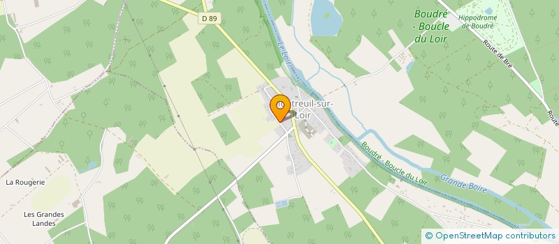 localisation de l'entreprise ETABLISSEMENTS BEUVRON M. à MONTREUIL-SUR-LOIR