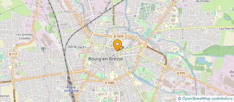 localisation de l'entreprise ETABLISSEMENTS BEYNETTE à BOURG-EN-BRESSE