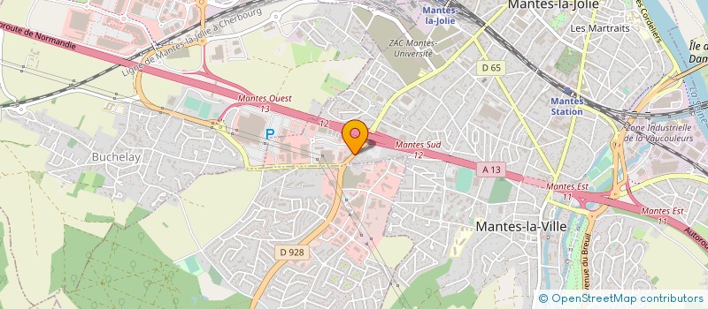 localisation de l'entreprise ETABLISSEMENTS BIGORNE à MANTES-LA-VILLE