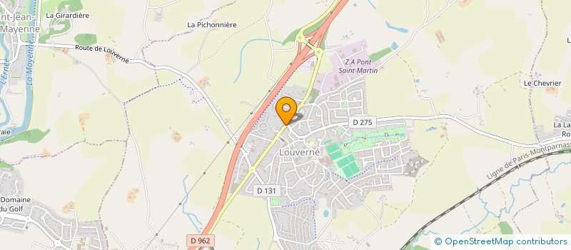 localisation de l'entreprise ETABLISSEMENTS BIGOT à LOUVERNE
