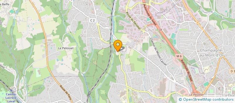 localisation de l'entreprise ETABLISSEMENTS BIGOT à ECULLY