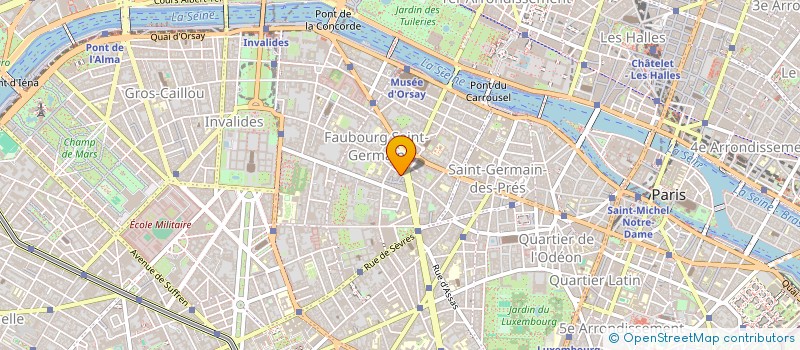localisation de l'entreprise ETABLISSEMENTS BIGUET FRERES à PARIS