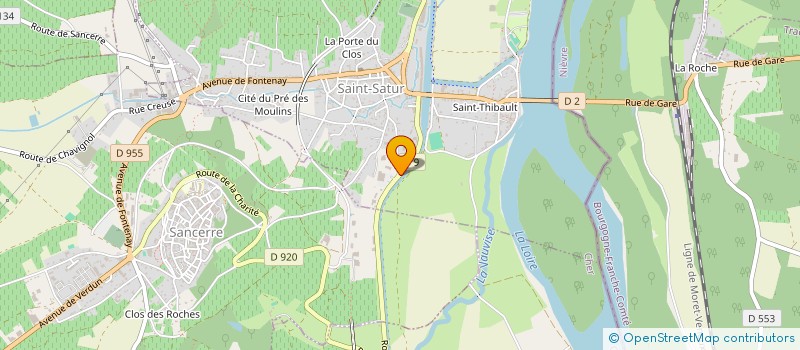 localisation de l'entreprise ETABLISSEMENTS BILLARDON à SAINT-SATUR