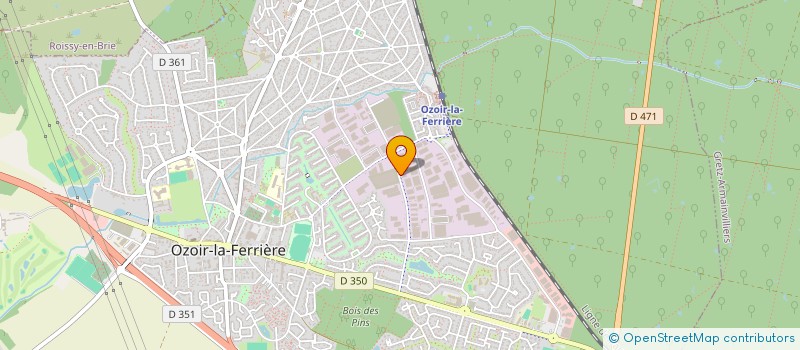 localisation de l'entreprise ETABLISSEMENTS BILLIARD ET COMPAGNIE à OZOIR-LA-FERRIERE