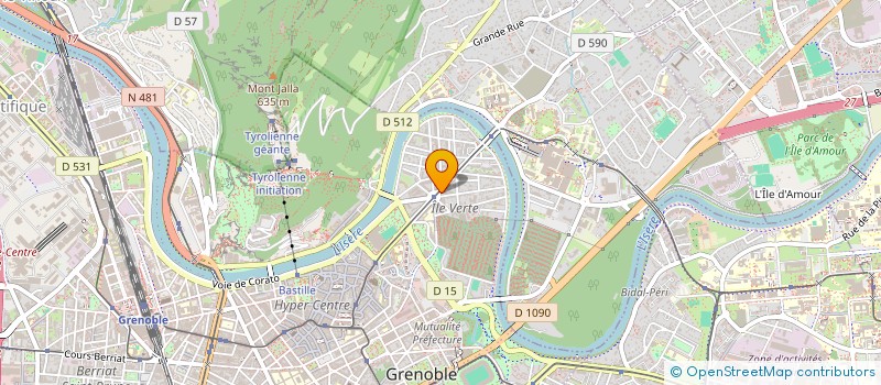 localisation de l'entreprise ETABLISSEMENTS BILLON-LAVAGNINI à GRENOBLE