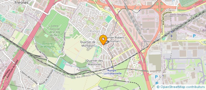localisation de l'entreprise ETABLISSEMENTS BION à RUNGIS