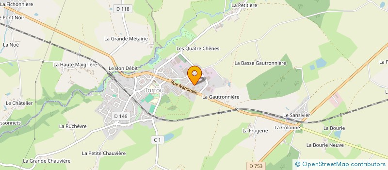 localisation de l'entreprise ETABLISSEMENTS BIOTTEAU à SEVREMOINE