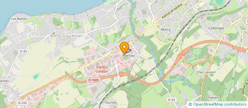 localisation de l'entreprise ETABLISSEMENTS BIRRAUX MEDICAL à THONON-LES-BAINS