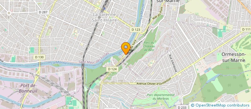localisation de l'entreprise ETABLISSEMENTS BIZARD à CHENNEVIERES-SUR-MARNE