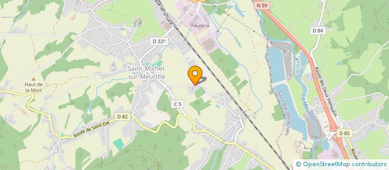 localisation de l'entreprise ETABLISSEMENTS BLEEKER à SAINT-MICHEL-SUR-MEURTHE