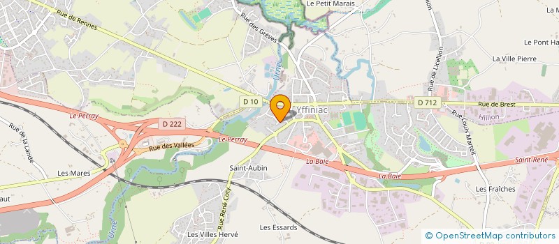 localisation de l'entreprise ETABLISSEMENTS BLEVIN à YFFINIAC