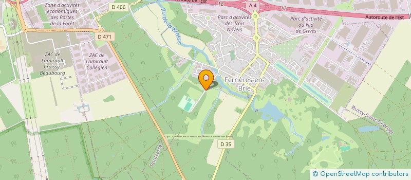 localisation de l'entreprise ETABLISSEMENTS BLM à FERRIERES-EN-BRIE
