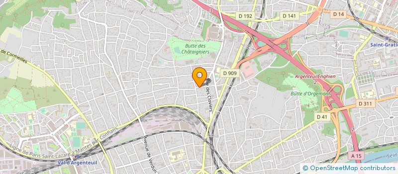 localisation de l'entreprise ETABLISSEMENTS BLOIS  ARGENTEUIL