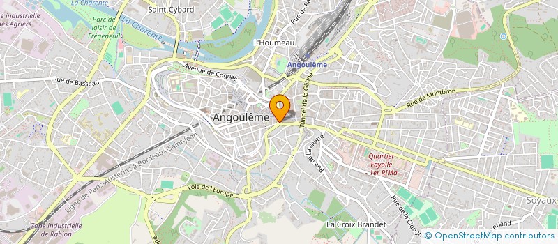 localisation de l'entreprise ETABLISSEMENTS BOBIN à ANGOULEME