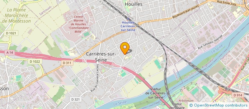 localisation de l'entreprise ETABLISSEMENTS BOILEAU  CARRIERES-SUR-SEINE