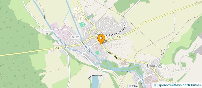 localisation de l'entreprise ETABLISSEMENTS BOLLE HERBIN à WASSY
