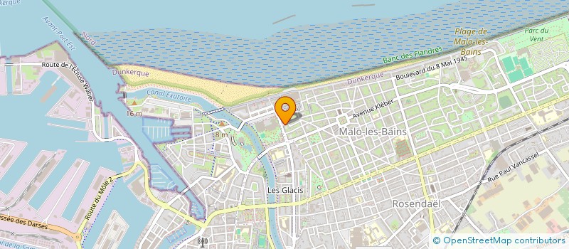 localisation de l'entreprise ETABLISSEMENTS BOMY à DUNKERQUE