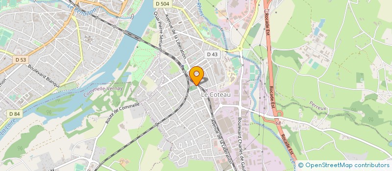 localisation de l'entreprise ETABLISSEMENTS BONNABAUD  LE COTEAU