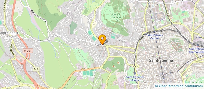 localisation de l'entreprise ETABLISSEMENTS BONNASSIEUX PERE ET FILS à SAINT-ETIENNE