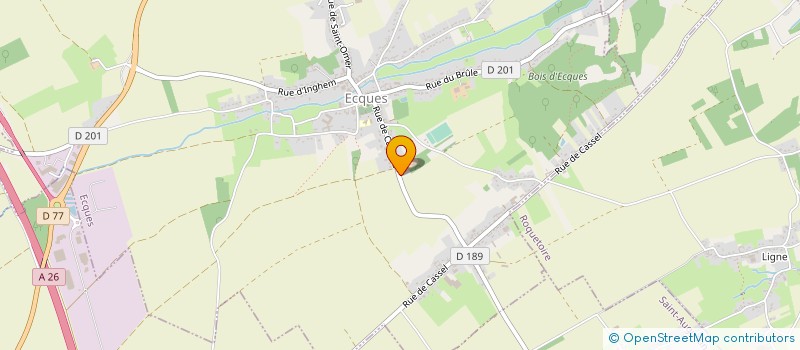 localisation de l'entreprise ETABLISSEMENTS BONNEL à ECQUES