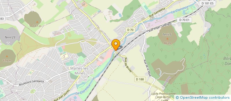 localisation de l'entreprise ETABLISSEMENTS BONNEL ET FILS à LAPUGNOY