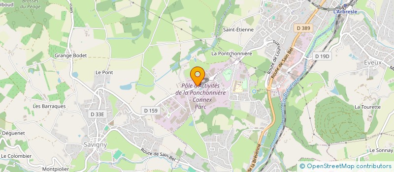 localisation de l'entreprise ETABLISSEMENTS BONNEPART  SAVIGNY