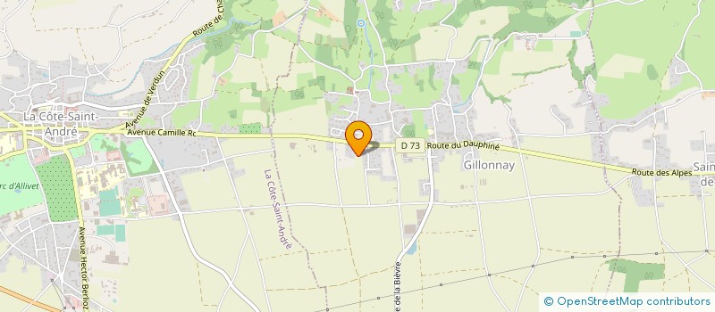 localisation de l'entreprise ETABLISSEMENTS BONNET ET FILS à LA FRETTE