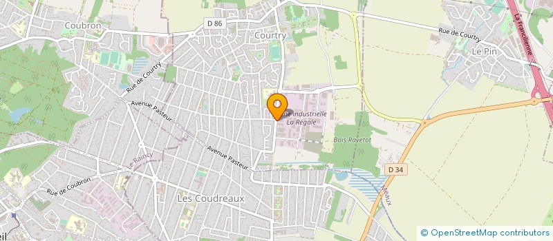 localisation de l'entreprise ETABLISSEMENTS BONNET ET FILS à COURTRY