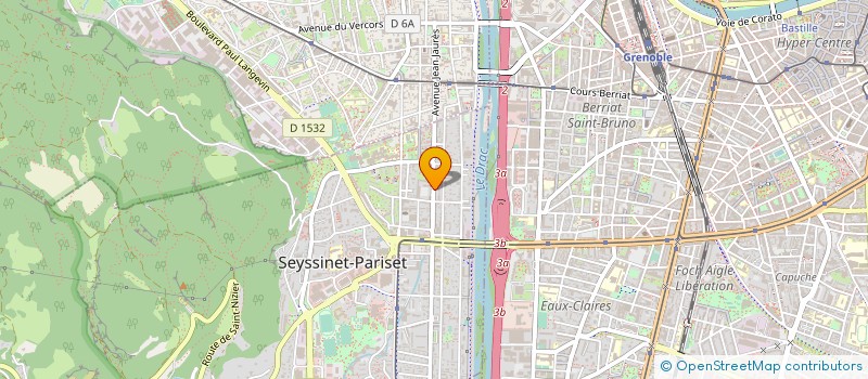 localisation de l'entreprise ETABLISSEMENTS BONSIGNORE FRERES à SEYSSINET-PARISET