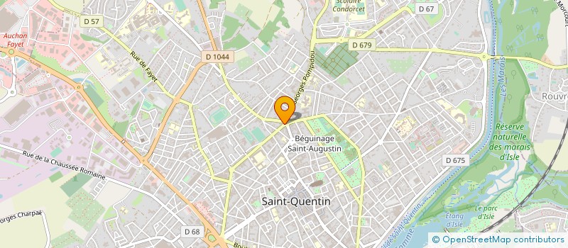 localisation de l'entreprise ETABLISSEMENTS BONVICINI à SAINT-QUENTIN