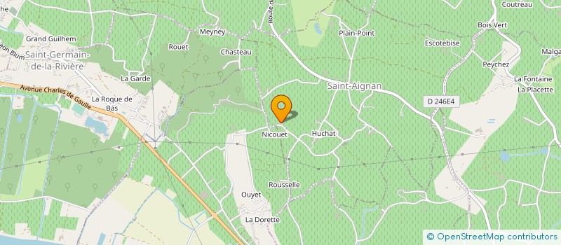 localisation de l'entreprise ETABLISSEMENTS BORDEILLE SARL  SAINT-AIGNAN