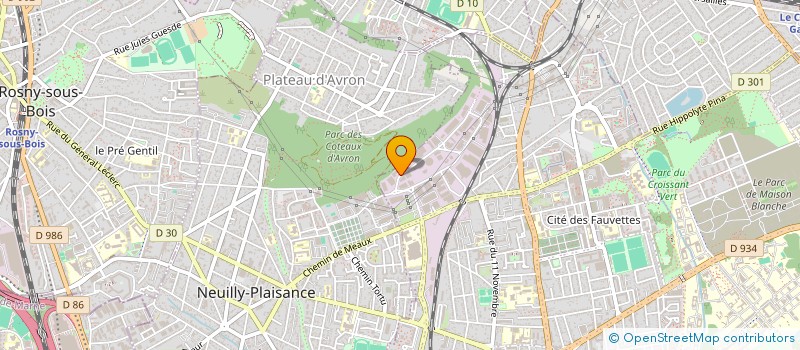 localisation de l'entreprise ETABLISSEMENTS BORDET  NEUILLY-SUR-MARNE