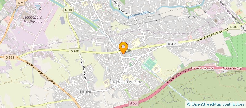 localisation de l'entreprise ETABLISSEMENTS BOREL & FERAUD à GIGNAC-LA-NERTHE
