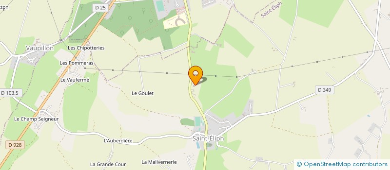 localisation de l'entreprise ETABLISSEMENTS BORNE à SAINT-ELIPH