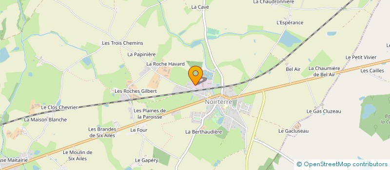 localisation de l'entreprise ETABLISSEMENTS BOSSARD ET COMPAGNIE  BRESSUIRE