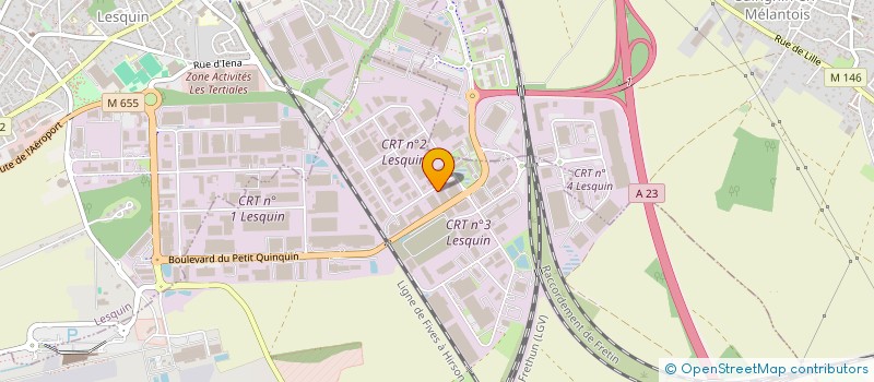 localisation de l'entreprise ETABLISSEMENTS BOSSU CUVELIER à FRETIN