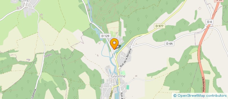 localisation de l'entreprise ETABLISSEMENTS BOTTA FRERES ET FILS  GIVONNE