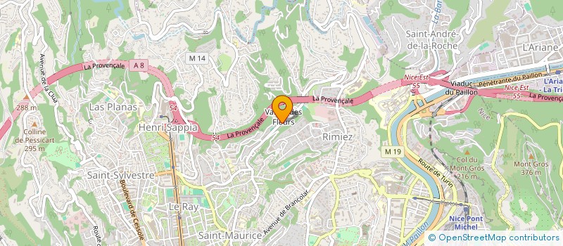 localisation de l'entreprise ETABLISSEMENTS BOUBAKER  NICE