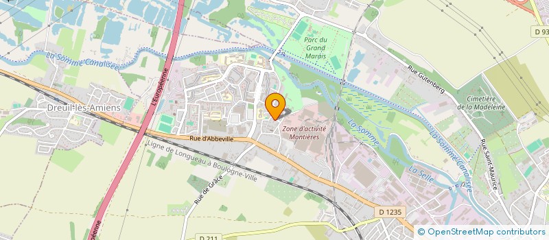 localisation de l'entreprise ETABLISSEMENTS BOUCHER  AMIENS