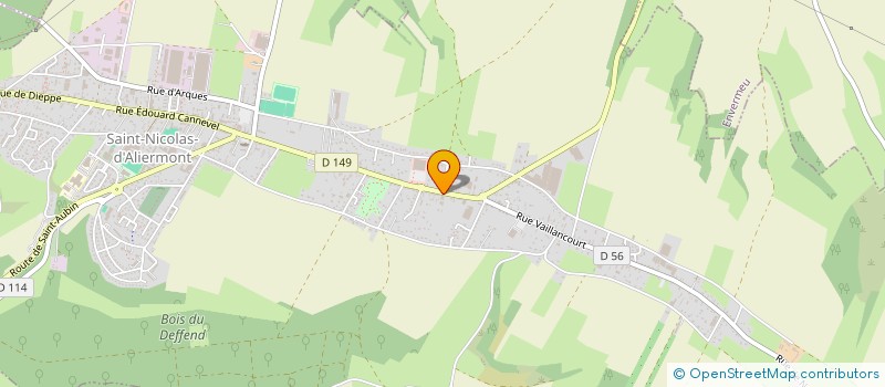 localisation de l'entreprise ETABLISSEMENTS BOUCOURT à SAINT-NICOLAS-D'ALIERMONT